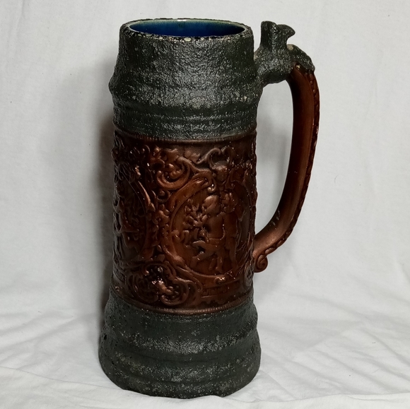 Atlantic Mold Cherub "Winter Joy" Ceramic Beer Stein 10" - Picture 6 of 8